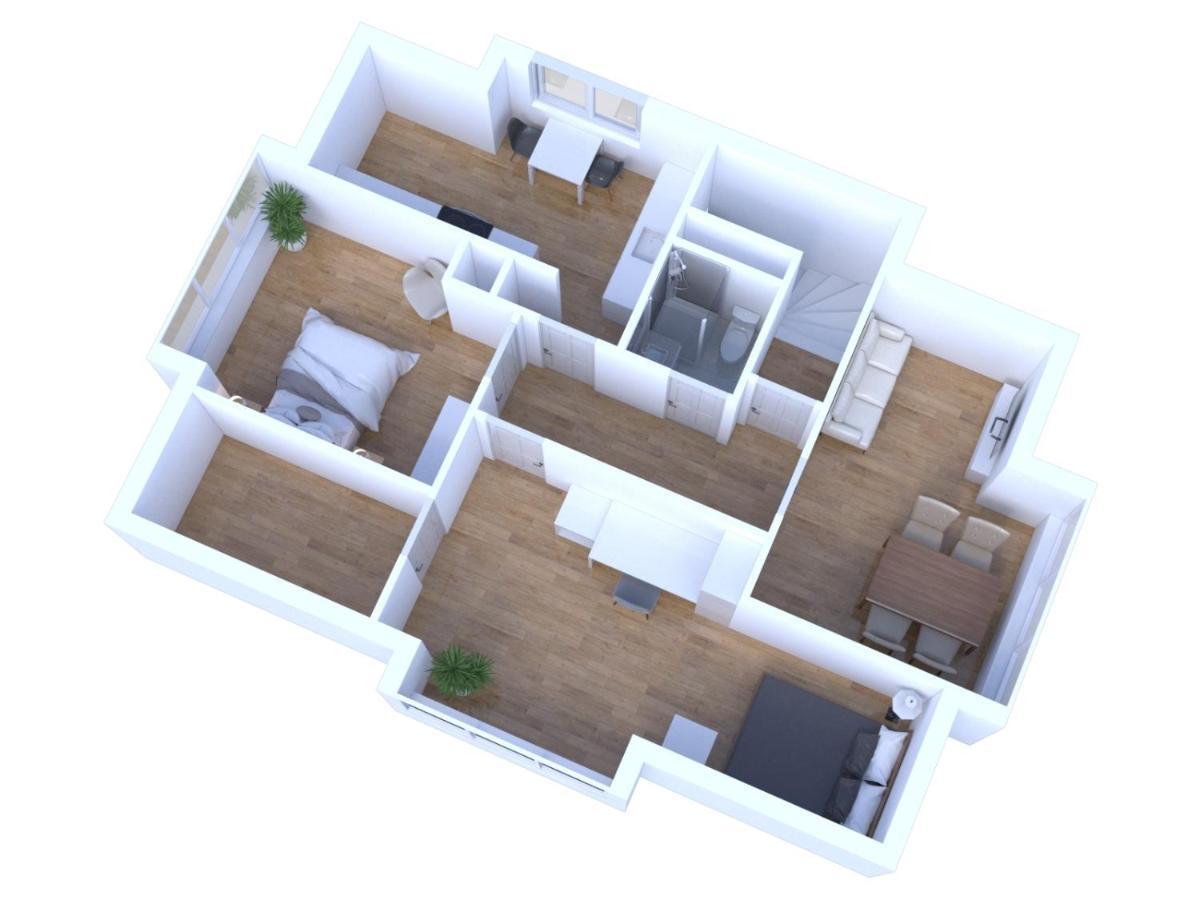 Schoenes City-Apartment Mit 2 Schlafzimmer, Parkplatz, Ruhig Und Hell, D46-Dg オルデンブルク エクステリア 写真