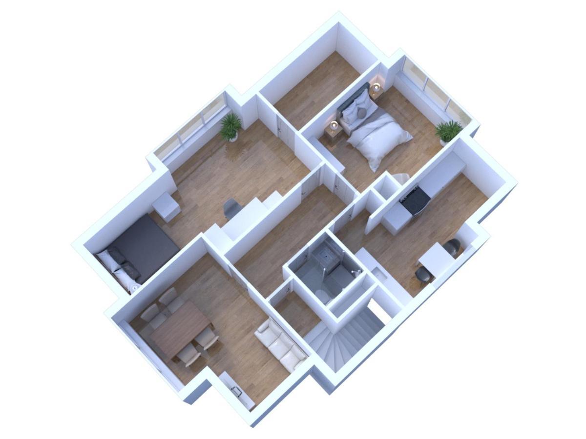 Schoenes City-Apartment Mit 2 Schlafzimmer, Parkplatz, Ruhig Und Hell, D46-Dg オルデンブルク エクステリア 写真